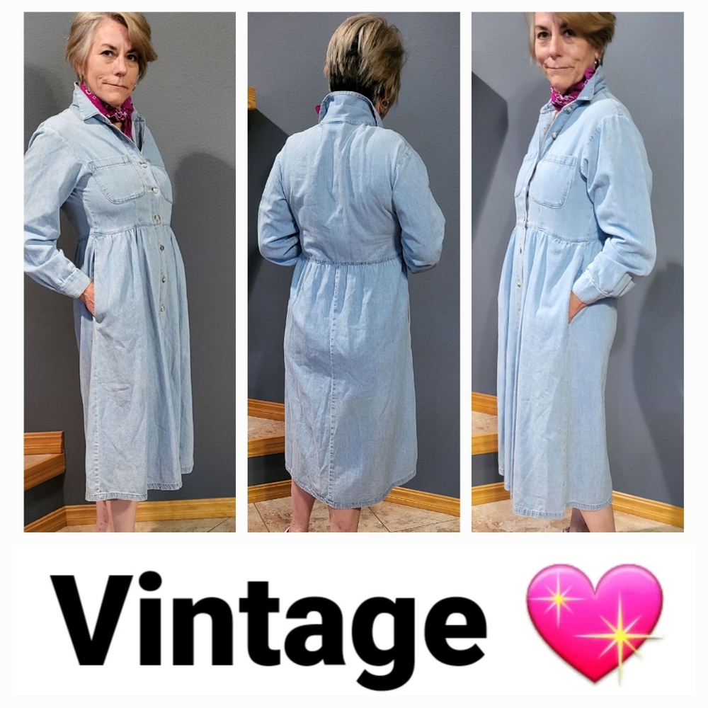 Vintage Denim Dress